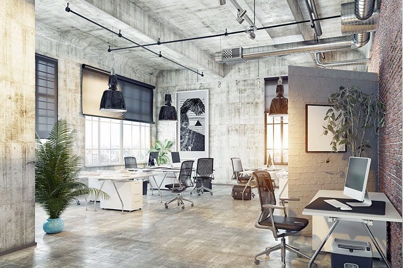 Moderner Coworking Space