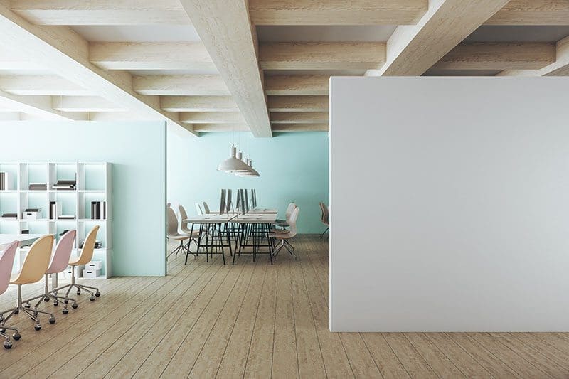 Ein Open Space im Coworking Space.