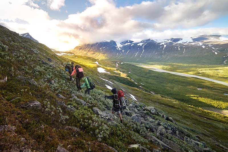 Lapland und der Sarek National Park in Schweden