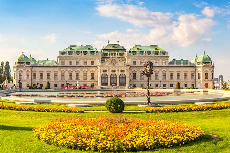 Schloß Belvedere in Wien Österreich