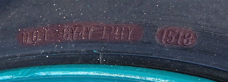 Reifenbezeichnung bei Reifen fürs Expeditionsmobil: DOT-Kennung