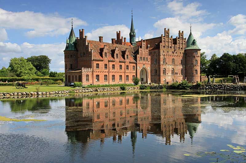 Schloss Egeskov in Dänemark