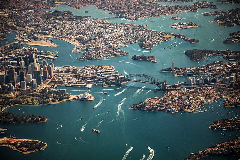 Ein Blick auf Sydney in Australien