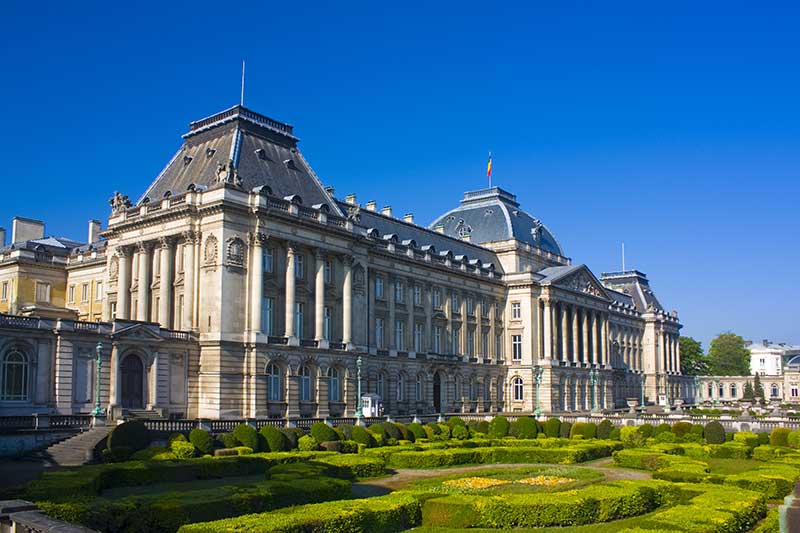 Der Royal Palace in Brüssel Belgien