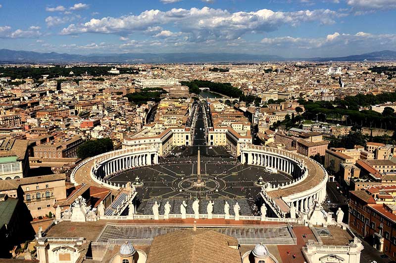Vatican San Pietro Platz in Rom