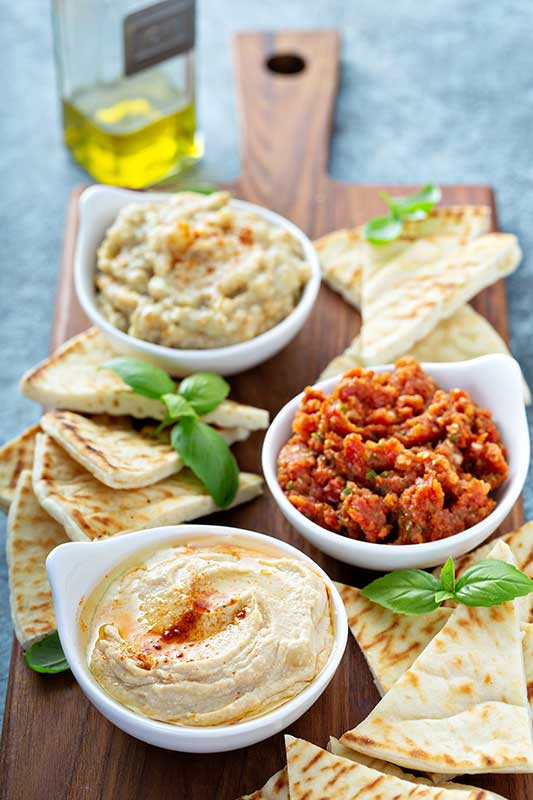 Vorspeise libanesisches Mezze