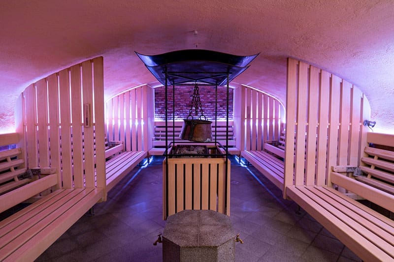 Sauna im Saunahof Therme Eins
