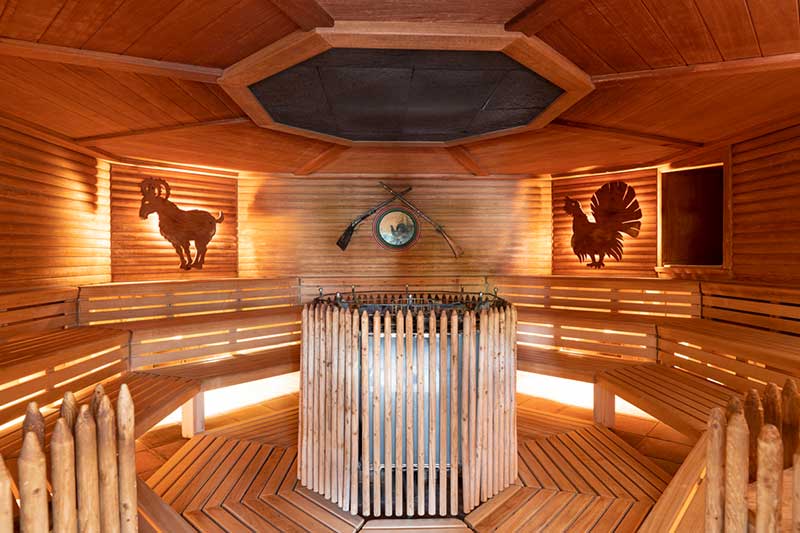 Jägersauna im Saunahof Therme Eins