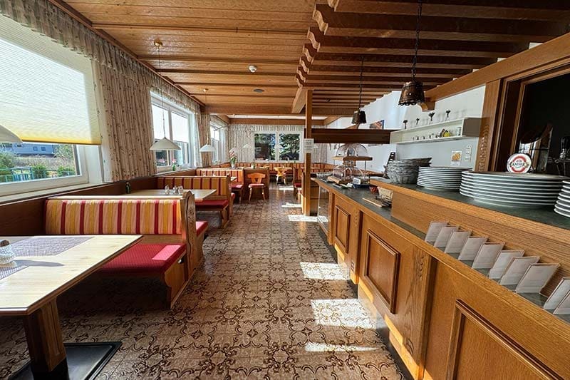 Frühstücksraum-Waldhof-Lechtal