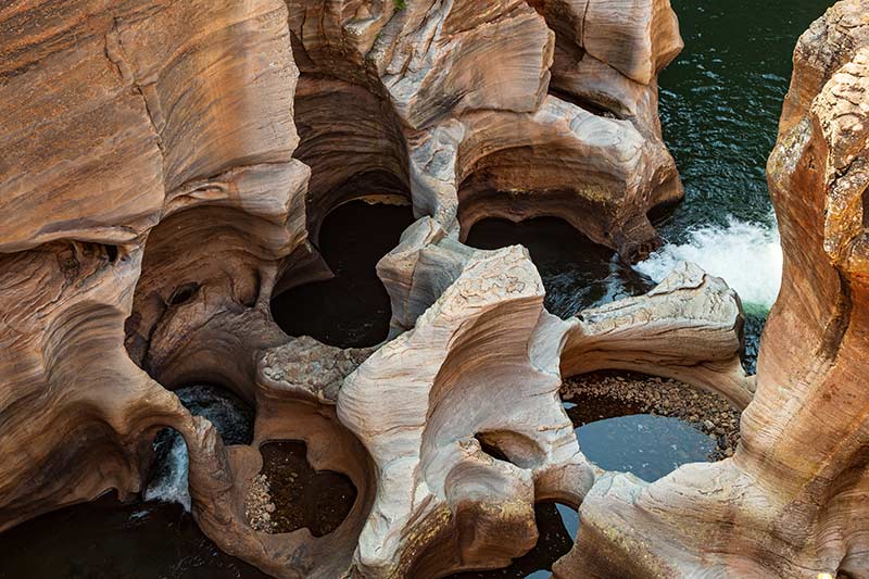 Blyde-River-Canyon-in-Südafrika-Steinformung